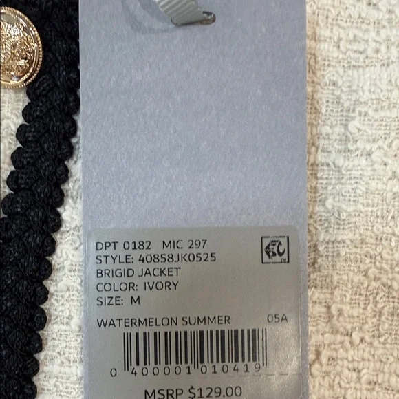 Preston & York Cream and Black Blazer - Picture 7 of 9